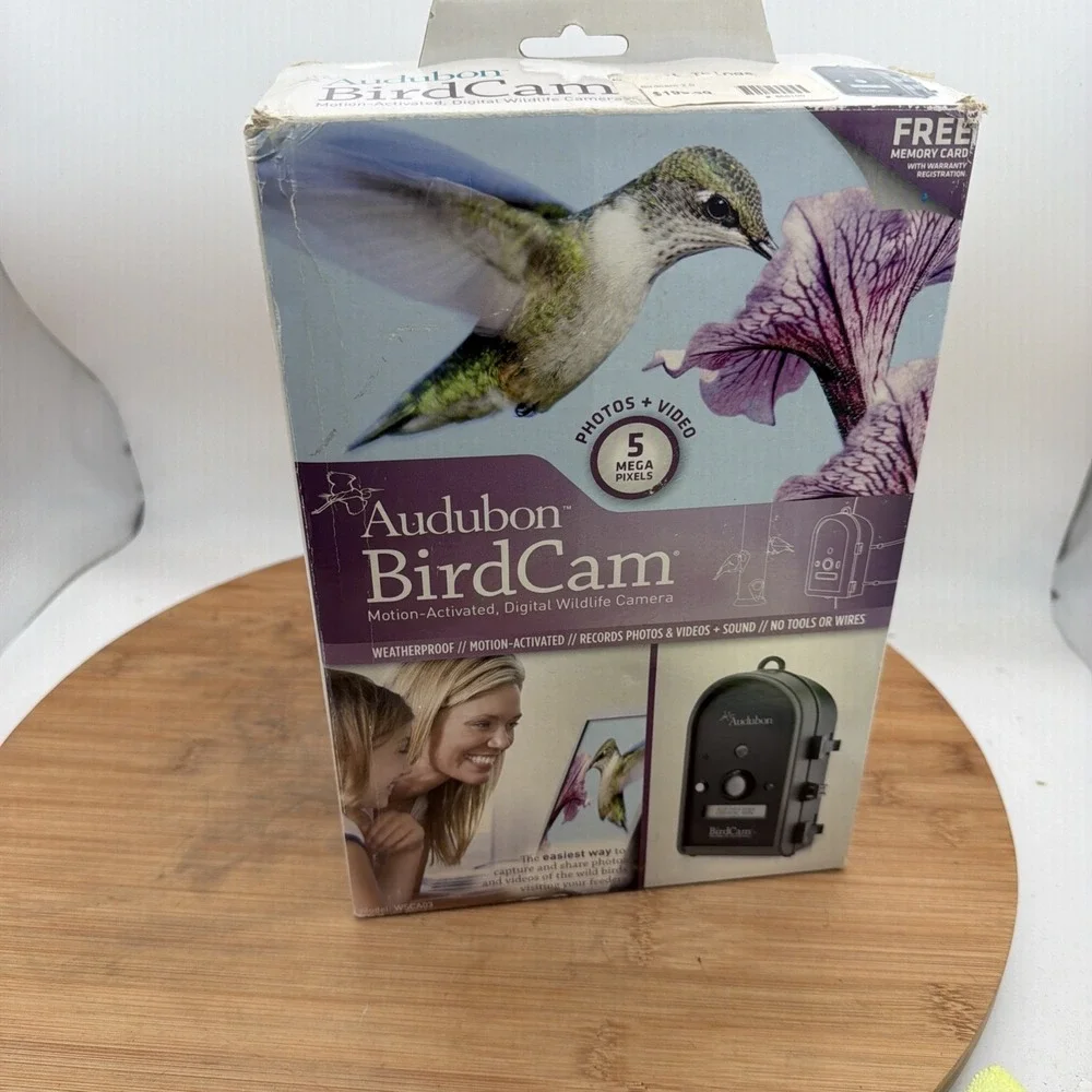 Wingscapes Audubon Motion Activated Bird Cam Wildlife Camera NIB